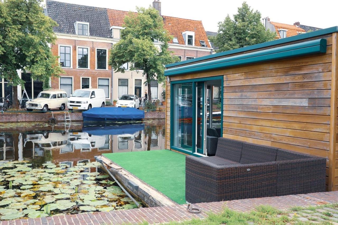Beautiful Houseboat In The Centre Of Leiden Лейден Экстерьер фото